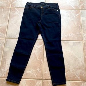 Inc Dark Blue Curvy Fit Skinny Jeans (sz 10)